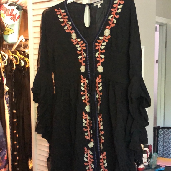 Boho Mini Dress - Picture 1 of 4